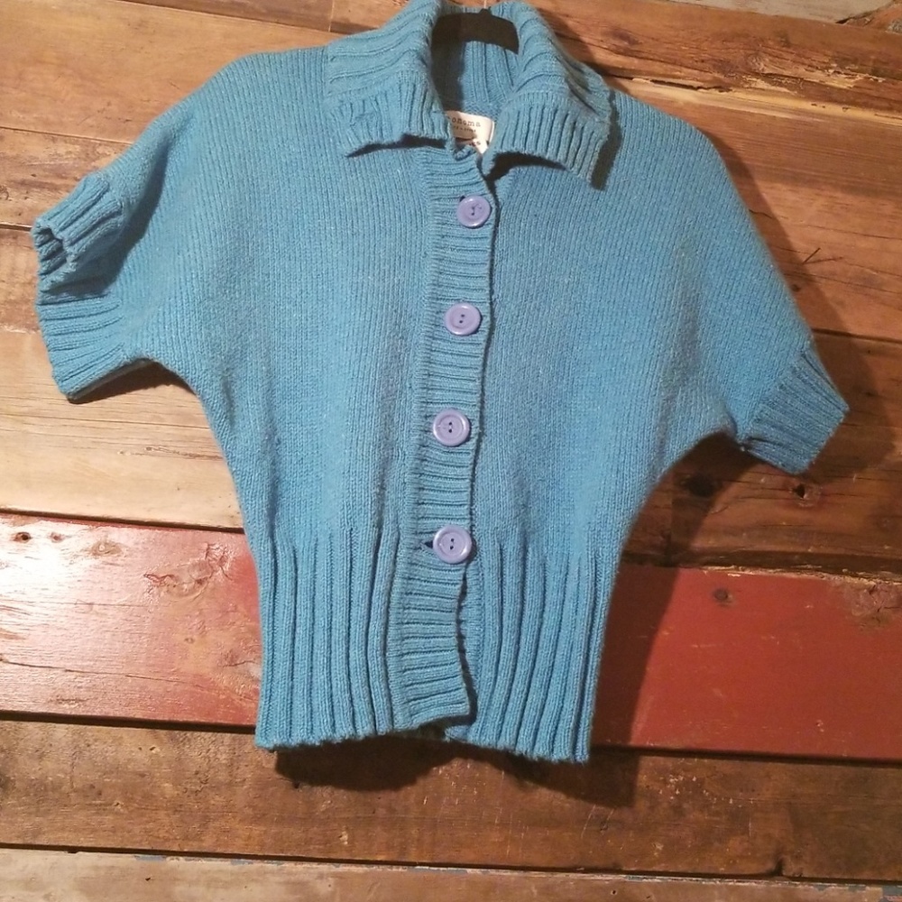 Short Sleeved Dolman cardigan